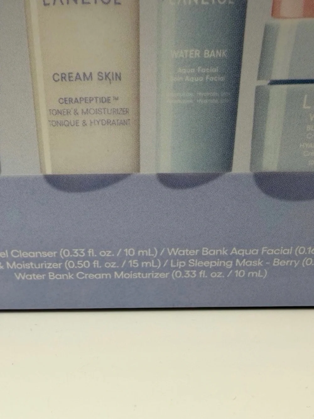 Laneige Hydration Skincare Kit + Full Size Berry Lip Sleeping Mask BNIB